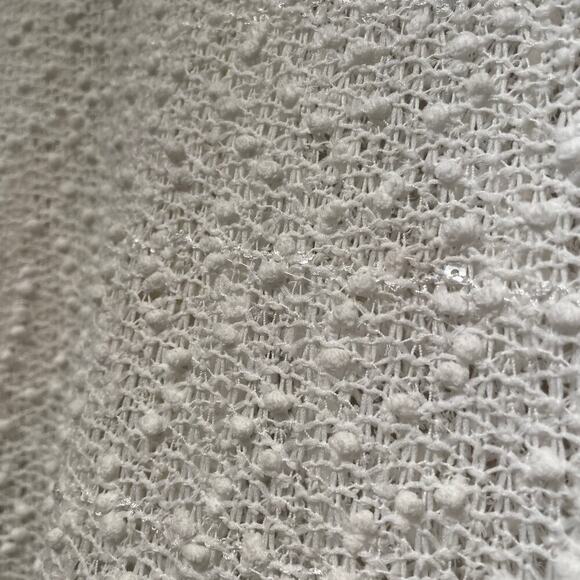 Joseph Ribkoff Sheer Knit Sweater Top, 8 | White Mesh, Lace Bridal, Cottagecore - Picture 8 of 8